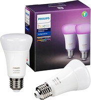 Фото Philips Hue A19 10W E27 White and Color Light Dual Pack (8718696729052)