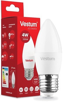 Фото Vestum Led C37 4W 4100K 220V E27 (1-VS-1305)