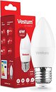 Фото Vestum Led C37 6W 4100K 220V E27 (1-VS-1301)