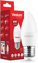 Фото Vestum Led C37 6W 3000K 220V E27 (1-VS-1302)