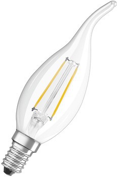 Фото Osram LED Star Classic Filament BA40 4W/827 E14 CL (4058075055452)