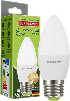 Фото Eurolamp Candle EKO 6W 4000K E27 (LED-CL-06274(P))