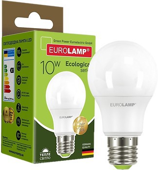 Фото Eurolamp LED EKO A60 10W 3000K E27 (LED-A60-10273(P))