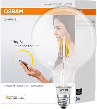 Фото Osram Smart Globe Filament G125 50 5.5W 2700K E27 Dim Bluetooth (4058075091108)