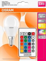 Фото Osram LED Star Classic P40 5.5W 2700K E14 RGBW (4058075144385)