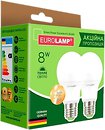 Фото Eurolamp LED A60 8W 3000K E27 Набор 2 шт (MLP-LED-A60-08273(E))