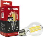 Фото Etron led filament A60 15W 3000K E27 Clear (1-EFP-103)