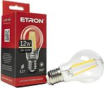 Фото Etron led filament A60 12W 4200K E27 Clear (1-EFP-106)