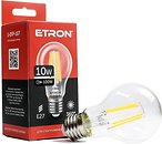Фото Etron led filament A60 10W 3000K E27 Clear (1-EFP-107)