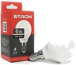 Фото Etron led G45 6W 3000K E14 (1-ELP-047)