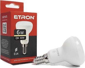 Фото Etron led R50 6W 3000K E14 (1-ELP-071)