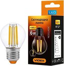 Фото Videx G45f Filament 6W 4100K E27 (VL-G45f-06274/25799)