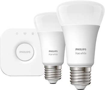 Фото Philips Hue 9W E27 White Starter Kit (8718696785218)