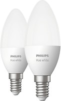Фото Philips Hue B39 5.5W E14 White Dual Pack (8718699671273)
