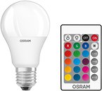 Фото Osram LED Star Classic A60 9W 2700K E27 RGBW (4058075430754)