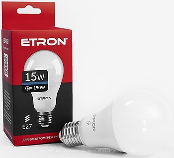 Фото Etron led A65 15W 6500K E27 (1-ELP-092)