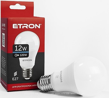 Фото Etron led A60 12W 6500K E27 (1-ELP-093)