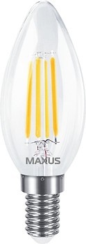 Фото Maxus C37 FM 7W 2700K 220V E14 Clear (1-MFM-733)