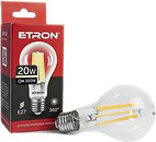 Фото Etron led filament A65 20W 3000K E27 Clear (1-EFP-101)