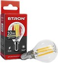 Фото Etron led filament G45 10W 3000K E14 Clear (1-EFP-157)