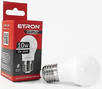 Фото Etron Power G45 10W 4200K E27 (1-EPL-842)