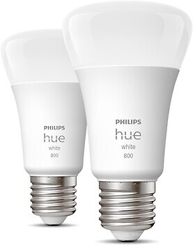 Фото Philips Hue 9W E27 White Dual Pack (8719514319028)