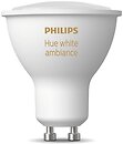 Фото Philips Hue 4.3W GU10 White Ambiance Single Bulb (8719514339903)
