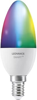 Фото Ledvance Smart+ Classic 40 4.9W 2700-6500K E14 RGBW Wi-Fi (4058075485570)