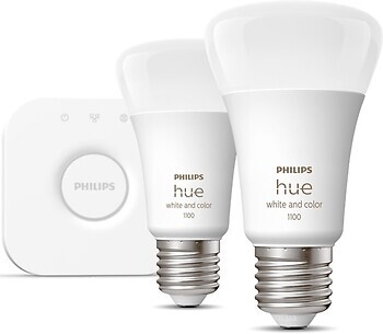 Фото Philips Hue 9W E27 White and Color Kit (8719514291492/929002468810)