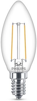 Фото Philips LED Classic Filament B35 4-40W 3000K E14 CL ND (8718699654658/929001975513)