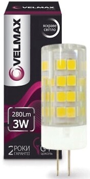 Фото Velmax led 3W 4500K G4 (21-17-14)