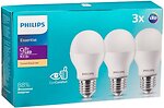 Фото Philips Essential LEDBulb A60 9W 3000K E27 Набор 3 шт (929002299247)
