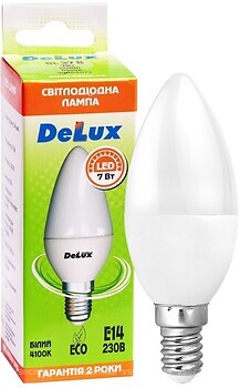 Фото Delux BL37B 7W 4100K E14 (90020555)