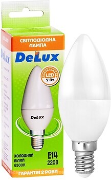 Фото Delux BL37B 7W 6500K E14 (90020557)