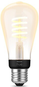 Фото Philips Hue ST64 7W E27 White Single Filament Bulb (8719514301467)