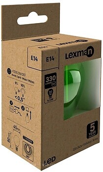 Фото Lexman G45 E14 4.5W 330LM FIL (824556)