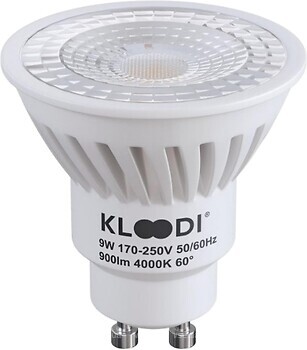 Фото KLOODI KDGU10-9WSMD 4K 60D GU10 9W 4000K