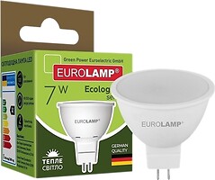 Фото Eurolamp LED EKO MR16 7W 3000K GU5.3 Набор 3 шт (LED-SMD-07533(P)(3))
