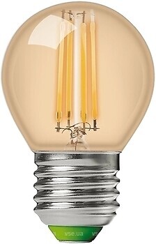 Фото Eurolamp LED G45 5W 4000K E27 Набор 2 шт (MLP-LED-G45-05274(Amber))