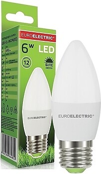 Фото Euroelectric LED Candle 6W E27 4000K (LED-CL-06274(EE))