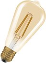 Фото Osram Vintage 1906 Edison 60 Filament DIM 7.2W 824 Gold E27 (4099854137822)