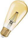 Фото Osram Vintage 1906 Edison 35 Filament 4W 824 Gold E27 (4099854091377)