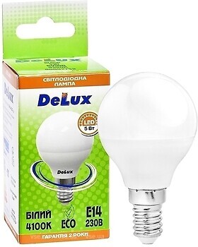 Фото Delux BL50P 5W 4100K E14 Набор 3 шт (90019877)