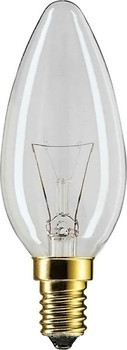 Фото Philips Standard Candle B35 40W E14 230V CL 1CT