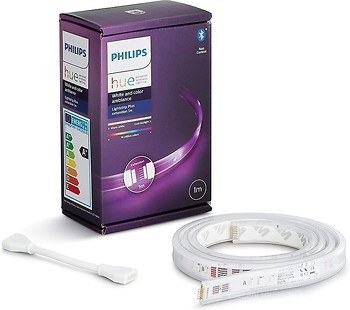 Фото Philips Hue White and Color Ambiace Lightstrip Plus Extension V4 1 м (8718699703448)