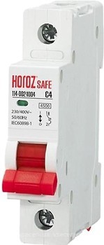 Фото Horoz Electric Safe C 4A 1P (114-002-1004-010)