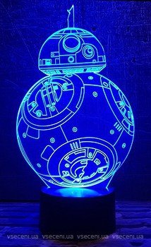 Фото 3D Toys Lamp BB 8