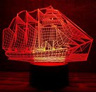 Фото 3D Toys Lamp Корабль