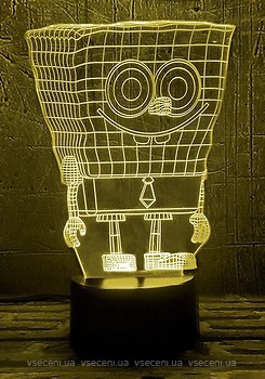 Фото 3D Toys Lamp Спанч Боб