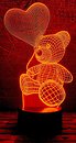 Фото 3D Toys Lamp Мишка с шариком
